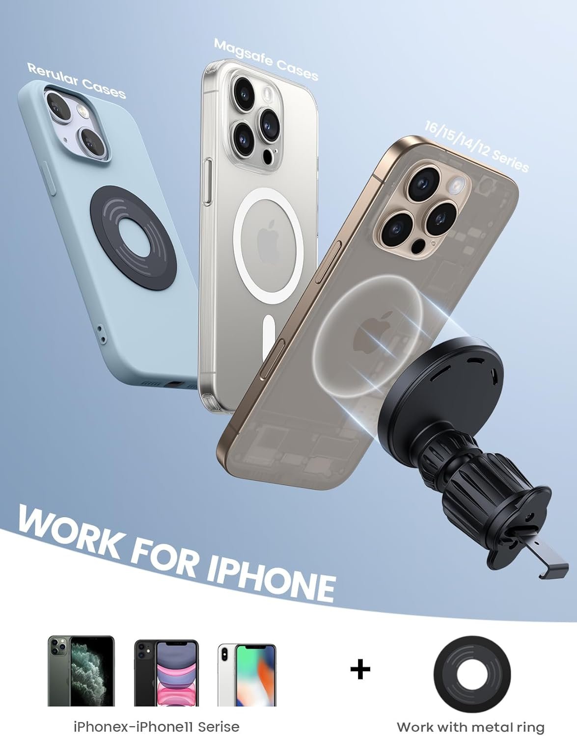 Lamicall MagSafe Car Mount Charger - Image 5