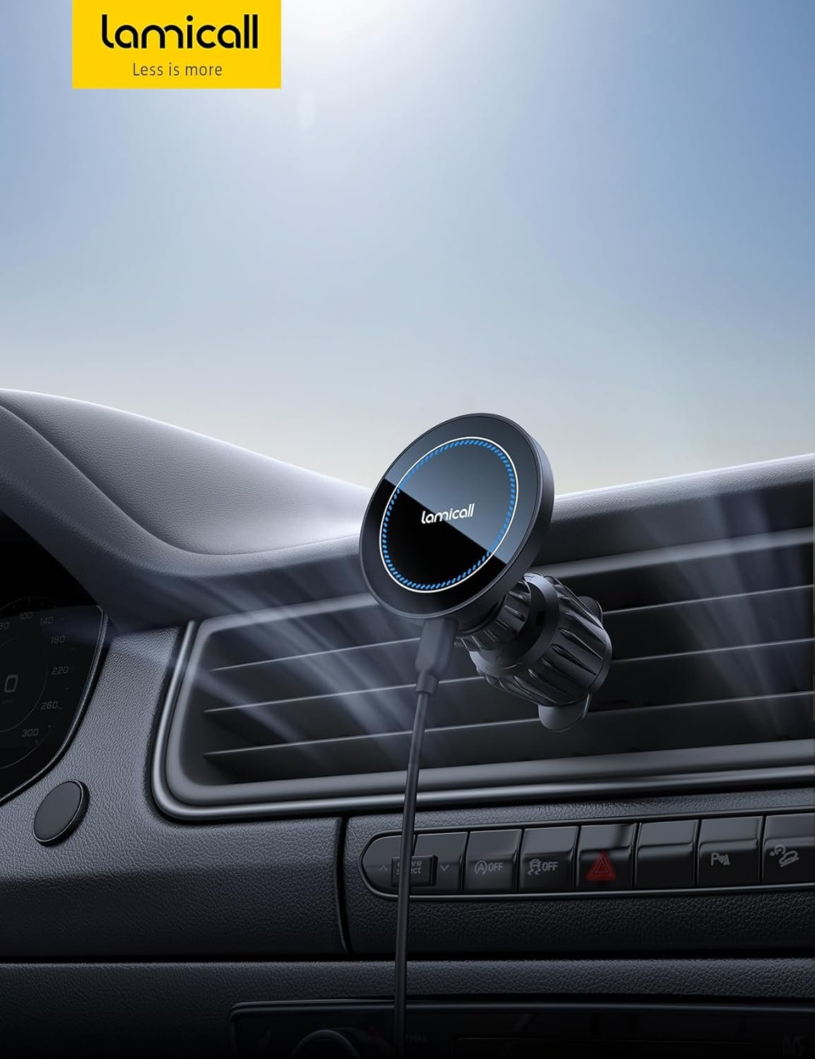 Lamicall MagSafe Car Mount Charger - Image 8