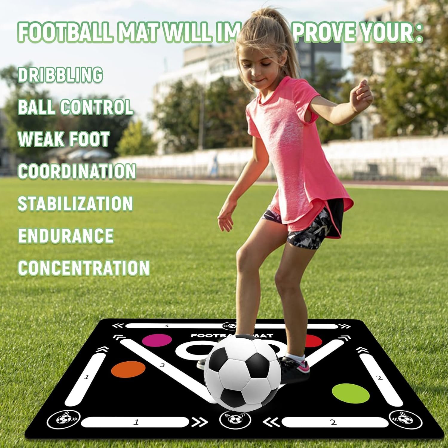 Soccer Training Mat, - Image 5