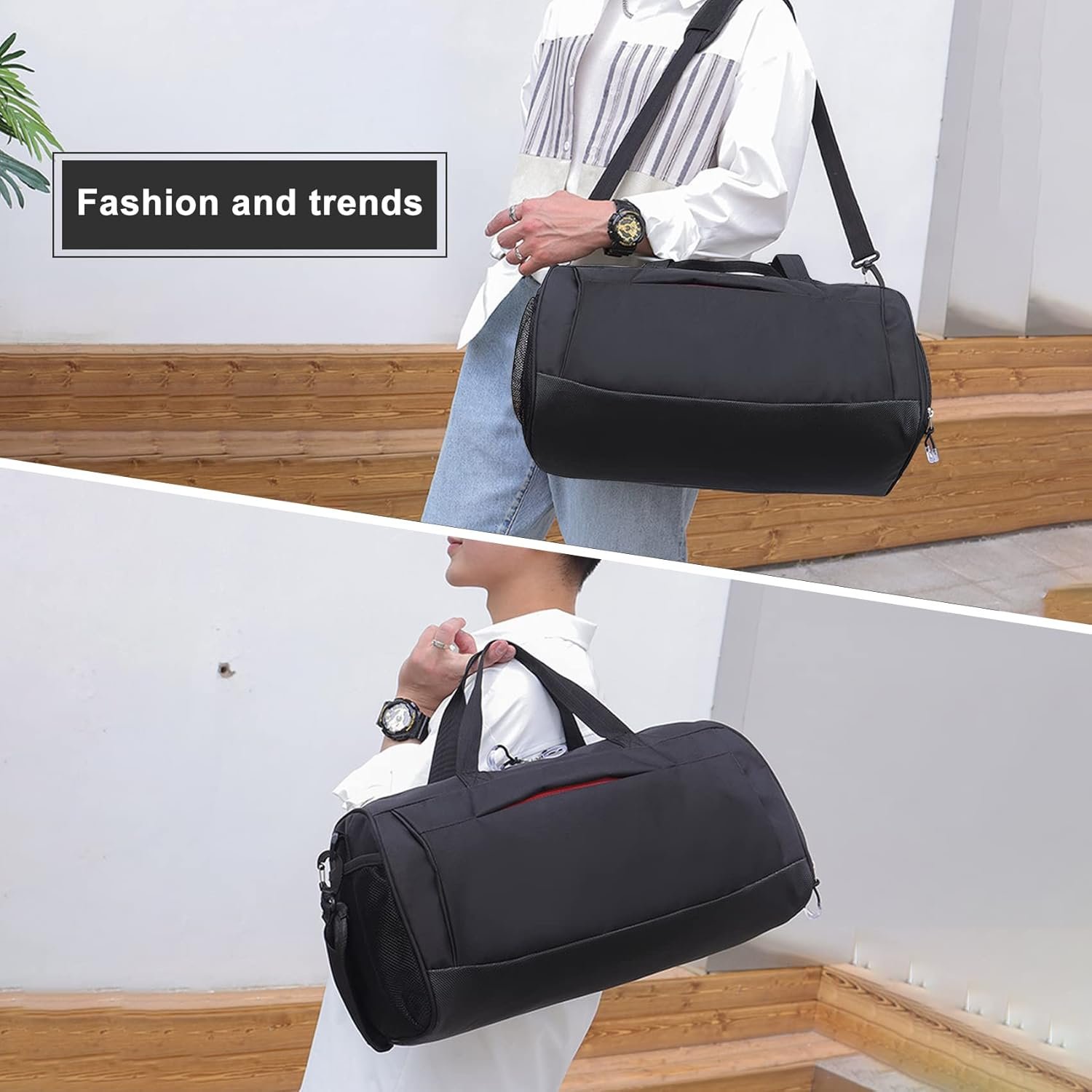 Gym Bag for Men/Women – 40L Sports & Travel Duffel Bag - Image 6