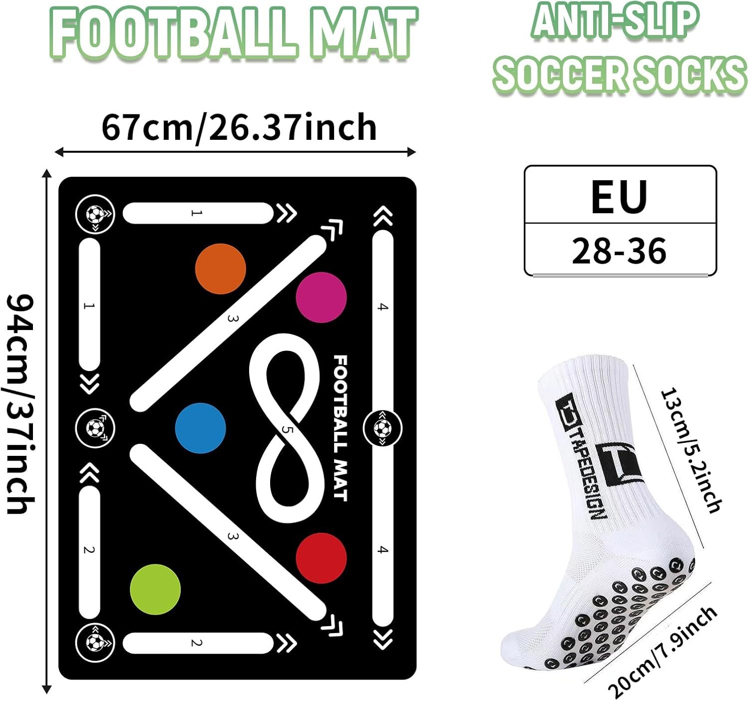 Soccer Training Mat, - Image 6