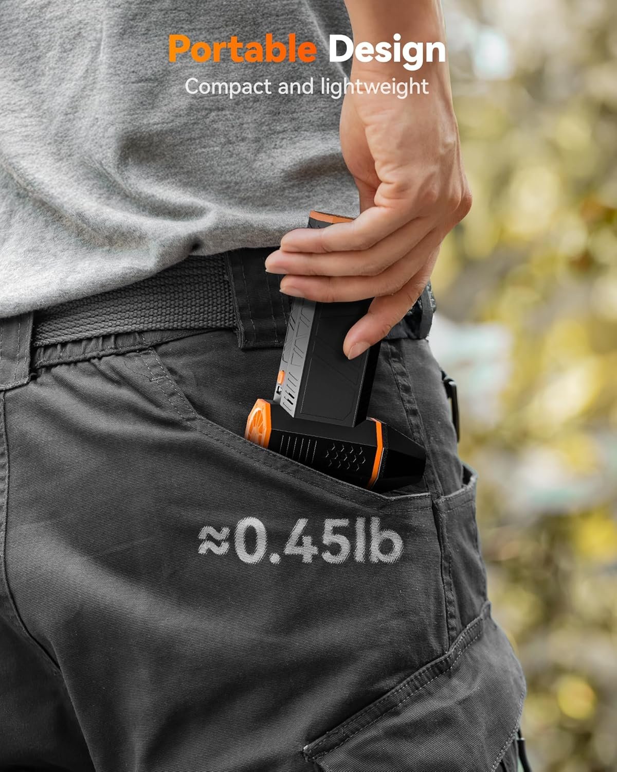 WOLFBOX MF50 Electric Air Duster-110000RPM Super Power Cordless Air Duster, 3-Gear Adjustable Mini Blower with Rechargeable Battery, Dust Blower for Computer, Keyboard, House, Outdoor and Car - Image 4